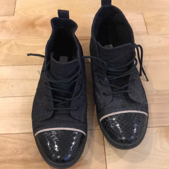 gram Other - Black selvedge raw denim black shoes
